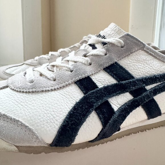 Onitsuka Tiger Mexico 66 Vintage Sneakers in Birch Black Womens 6.5 - Picture 9 of 11